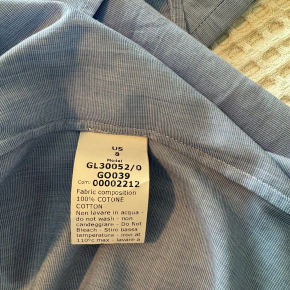 Elegant Blue Women's Blouse - Picture 4 of 4